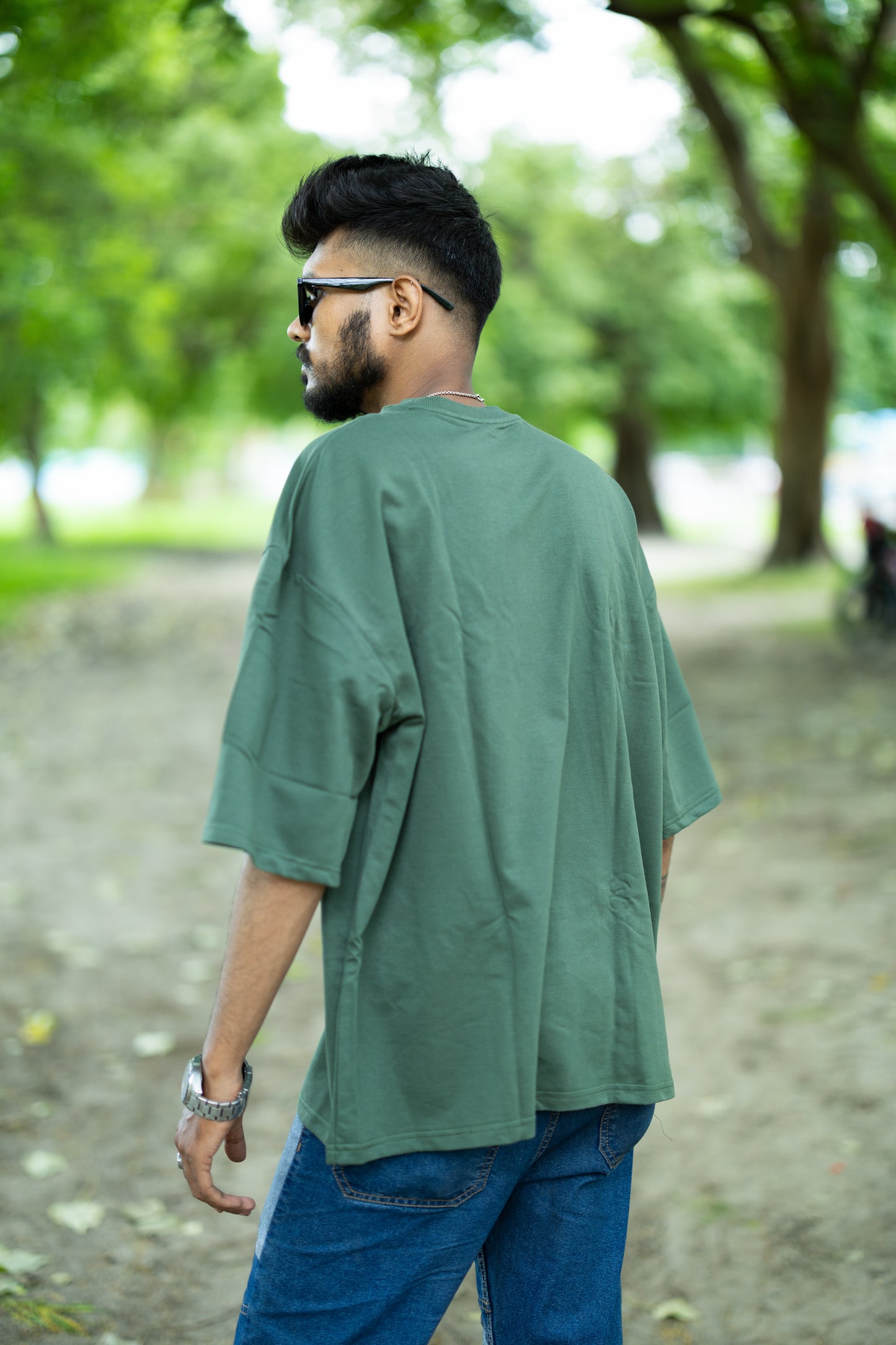 Solid T-Shirt Forest Green