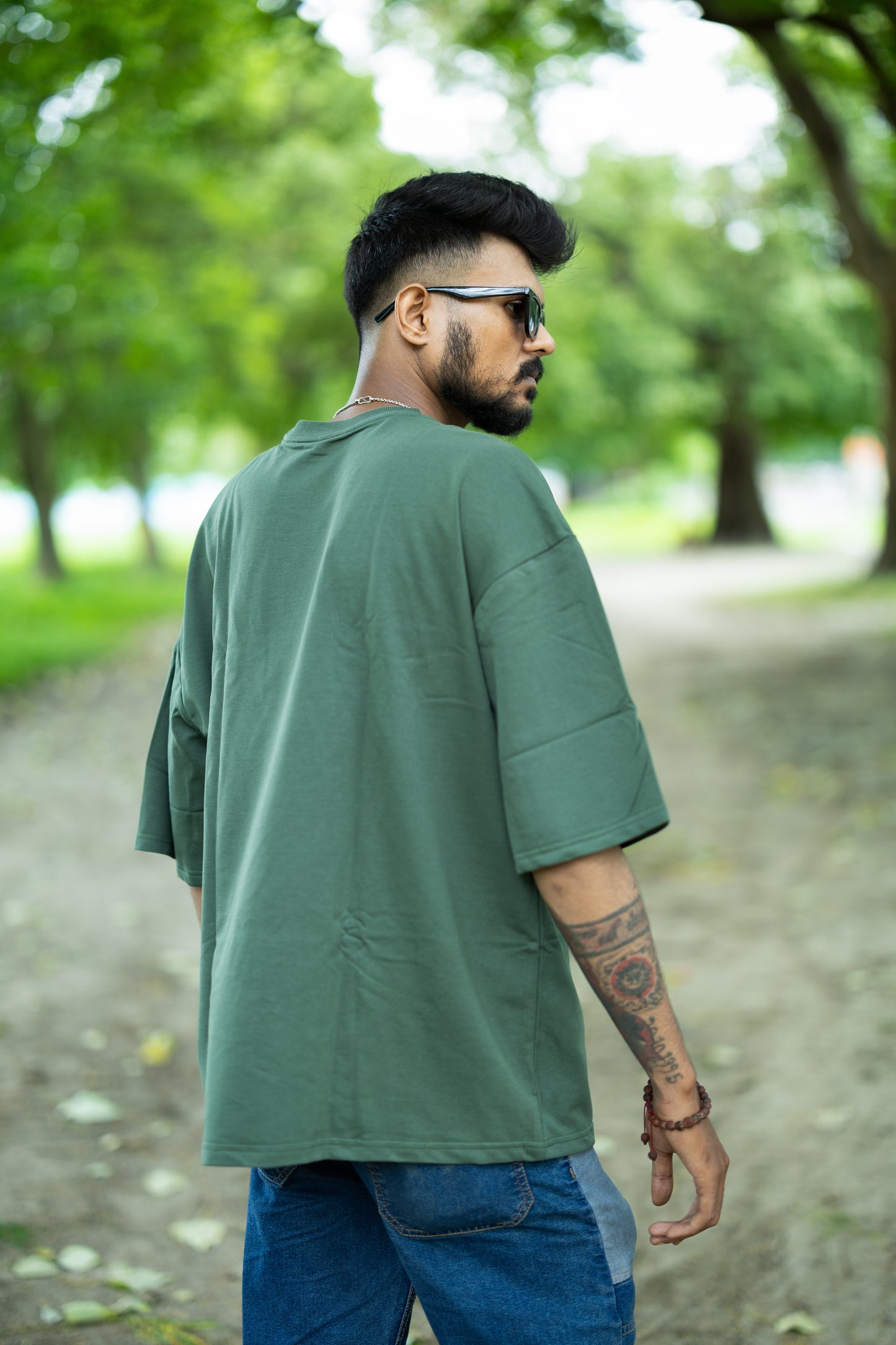 Solid T-Shirt Forest Green