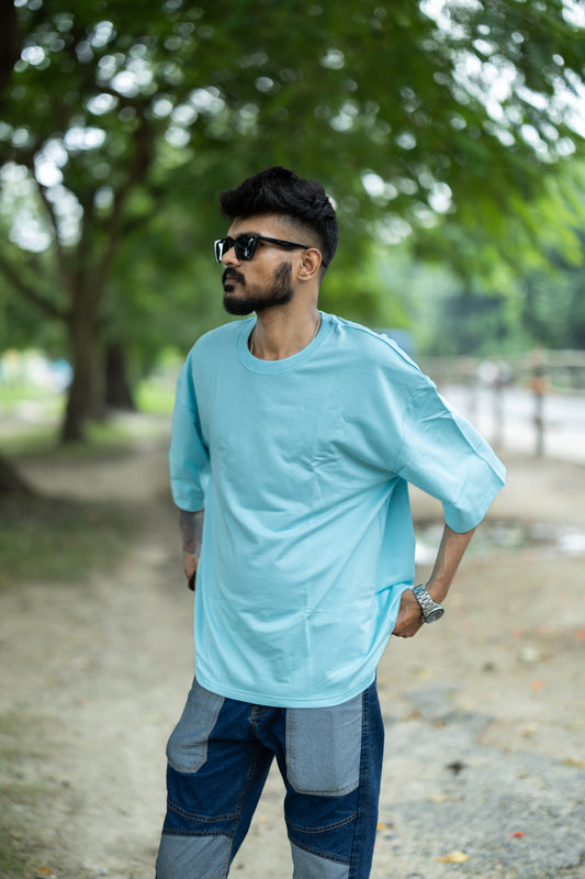 Solid T-Shirt Light Blue