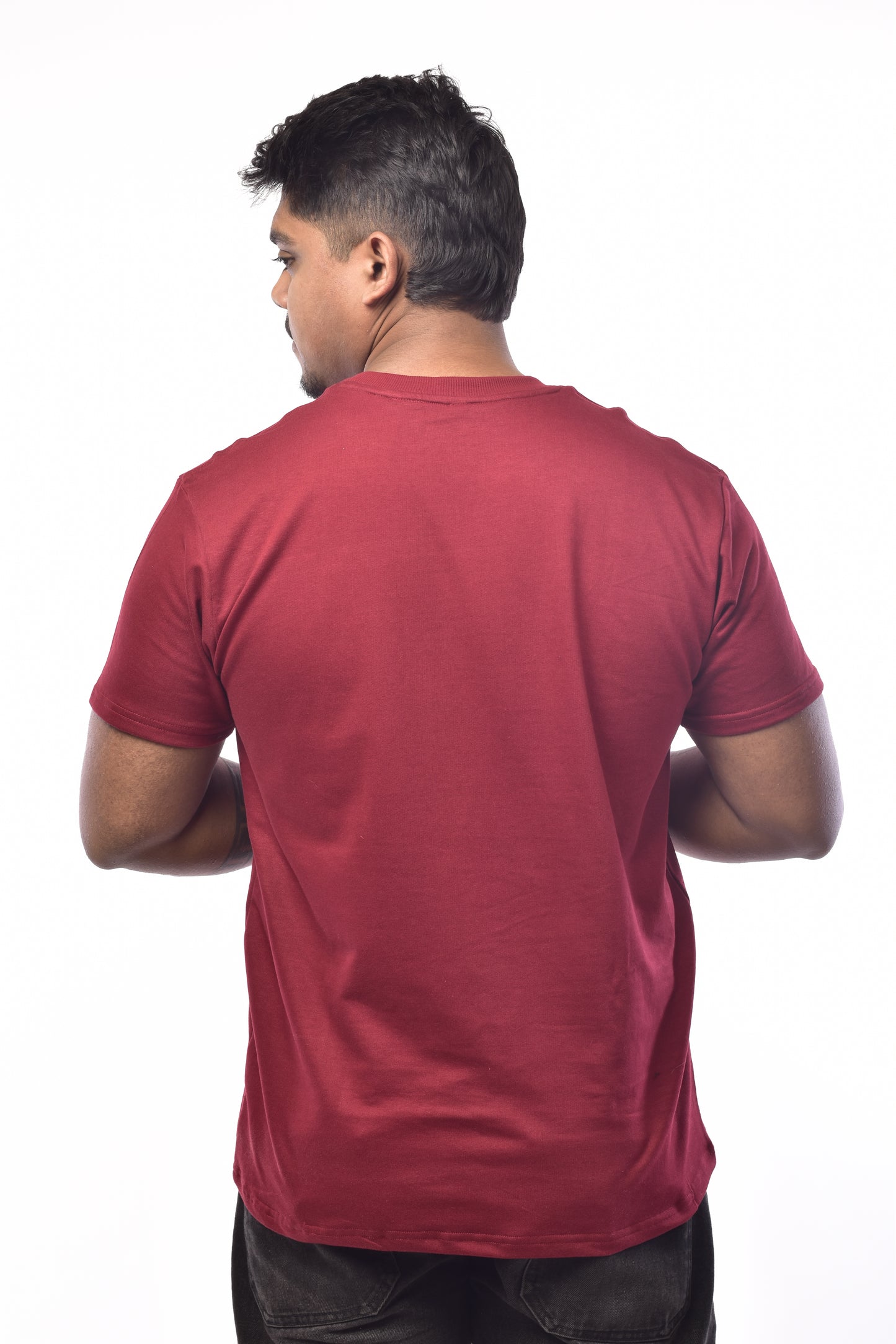 La Maroon T shirt Regular 240GSM