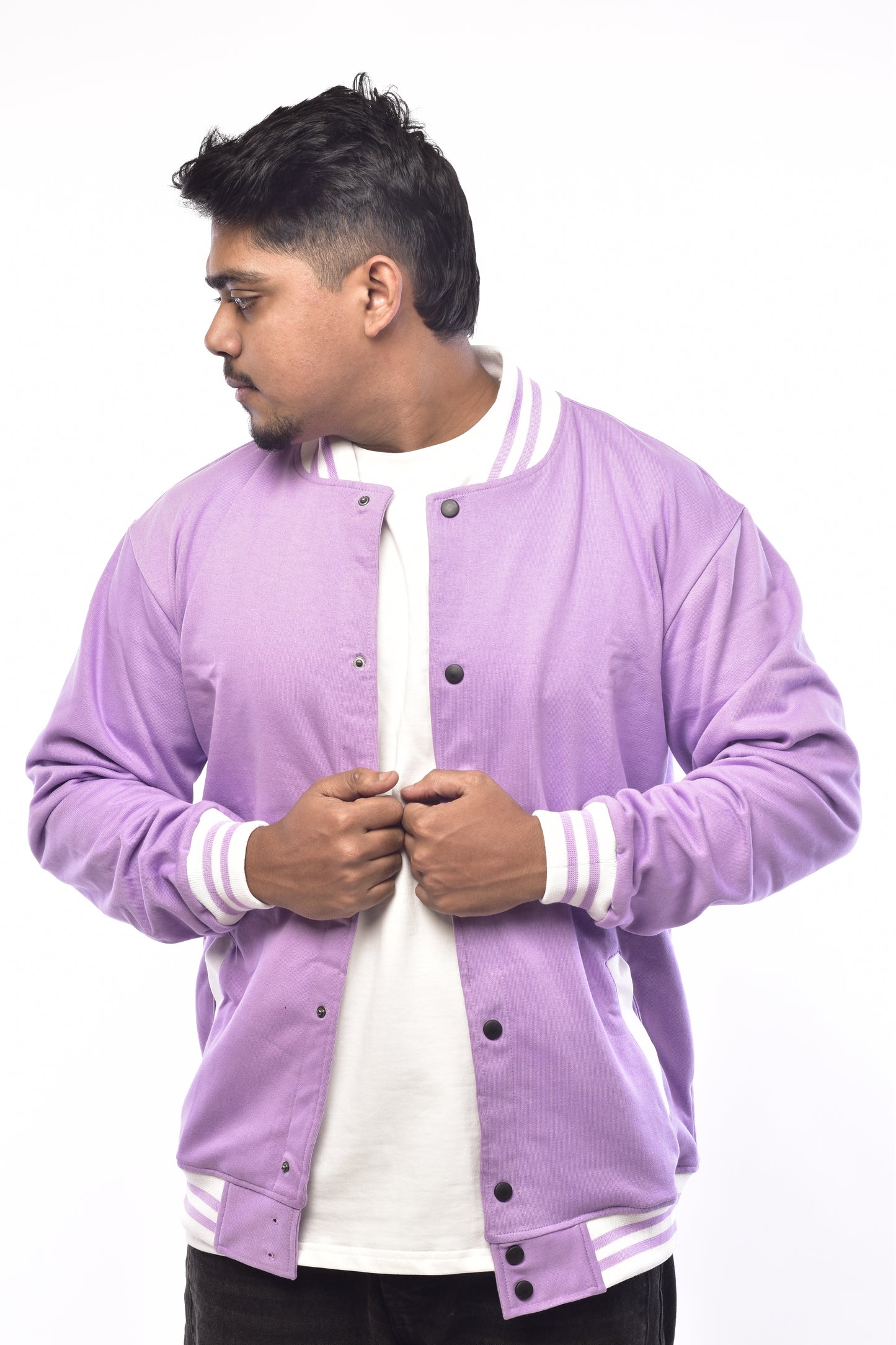 Varsity Jacket Lavender