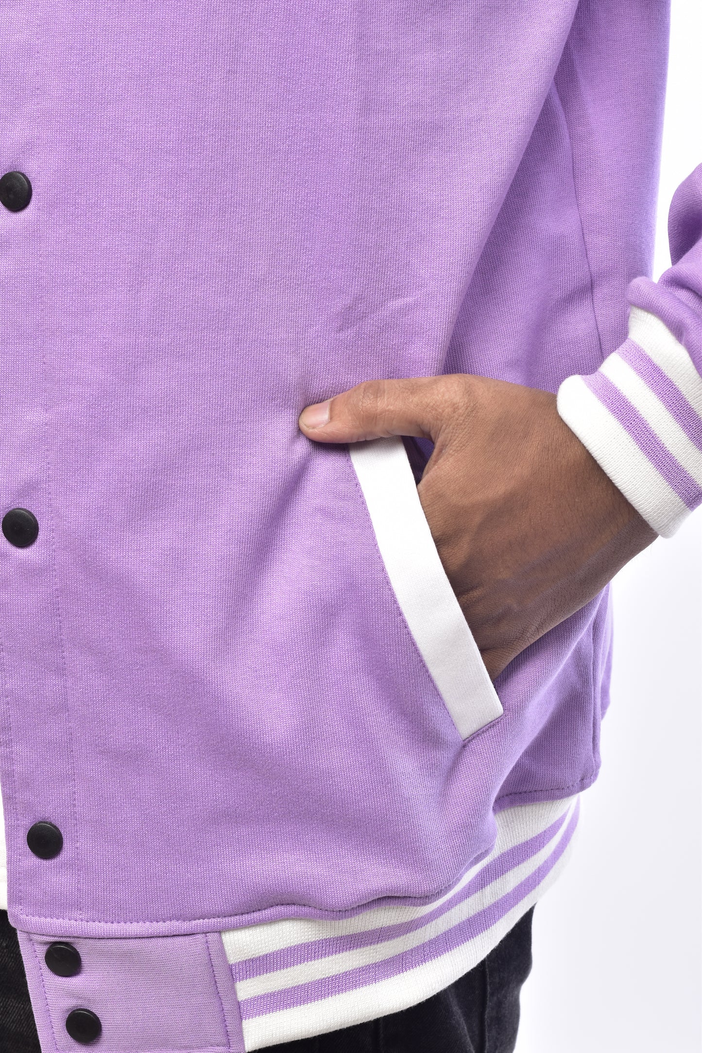 Varsity Jacket Lavender