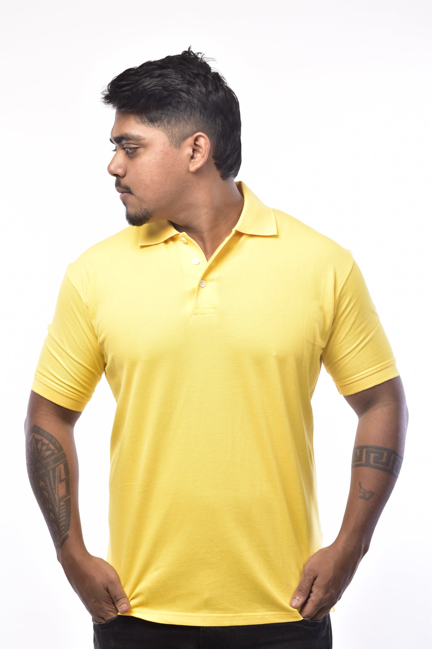 POLO Bright Yellow Tshirt  220GSM