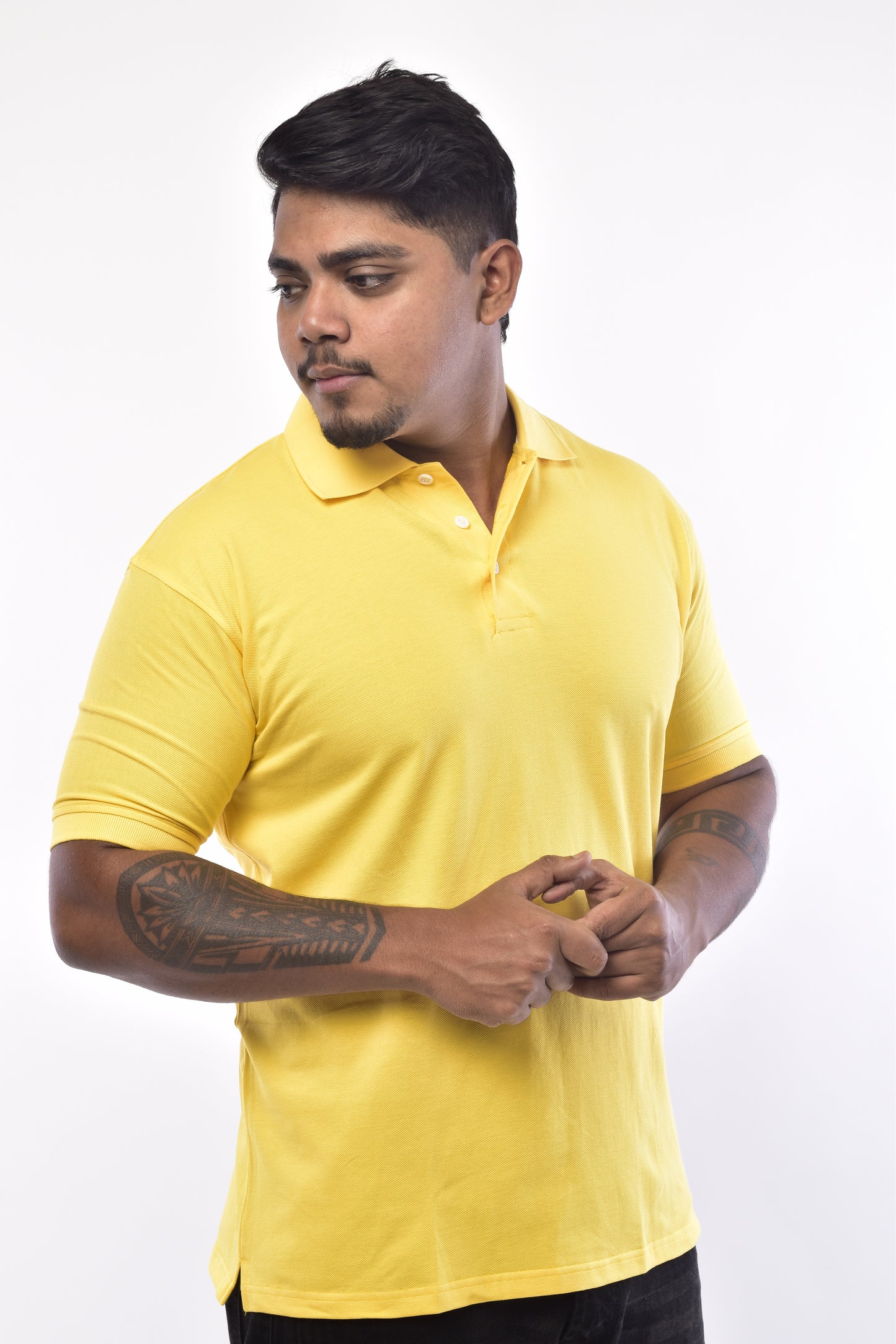 POLO Bright Yellow Tshirt  220GSM