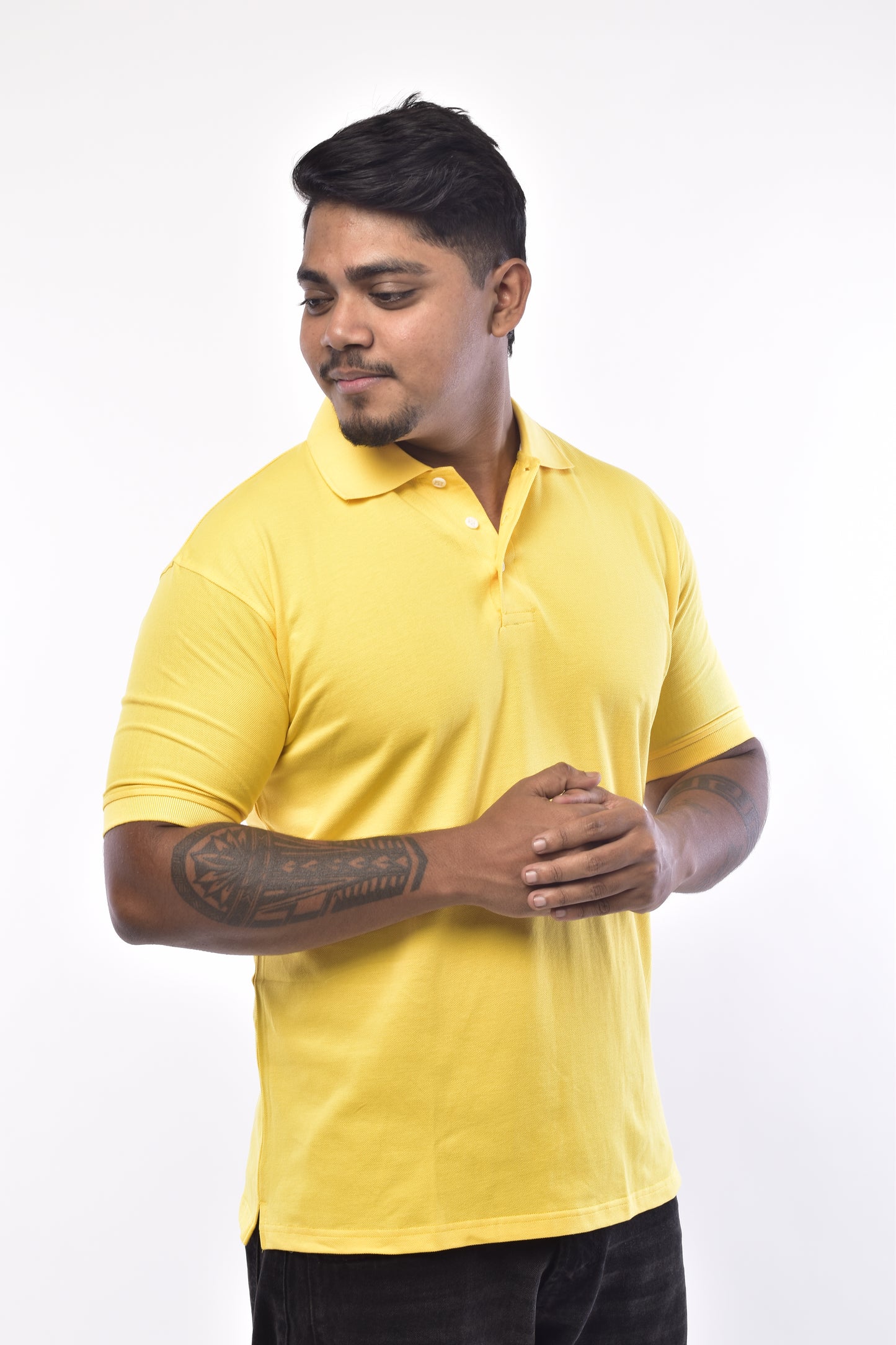 POLO Bright Yellow Tshirt  220GSM