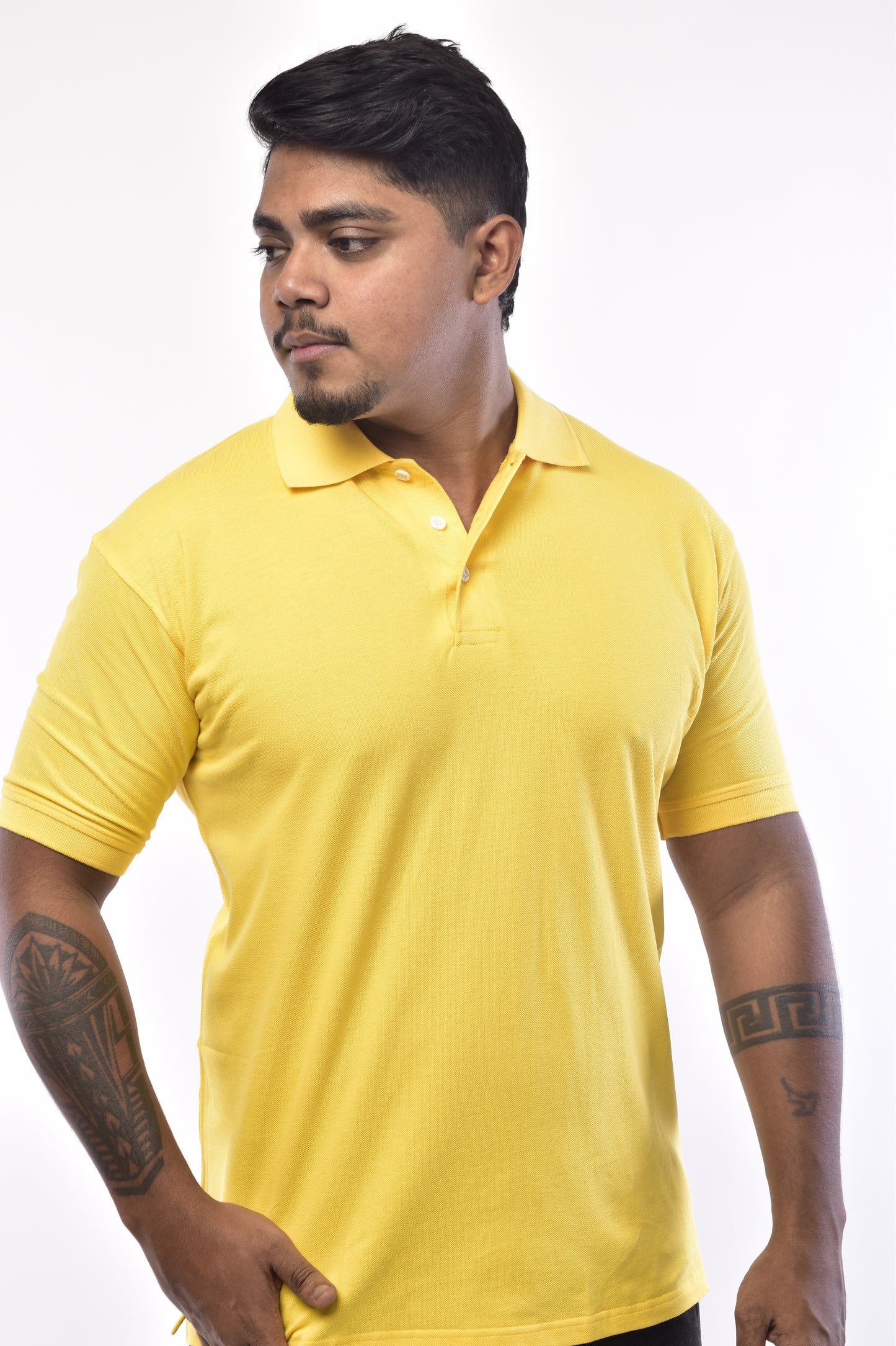 POLO Bright Yellow Tshirt  220GSM