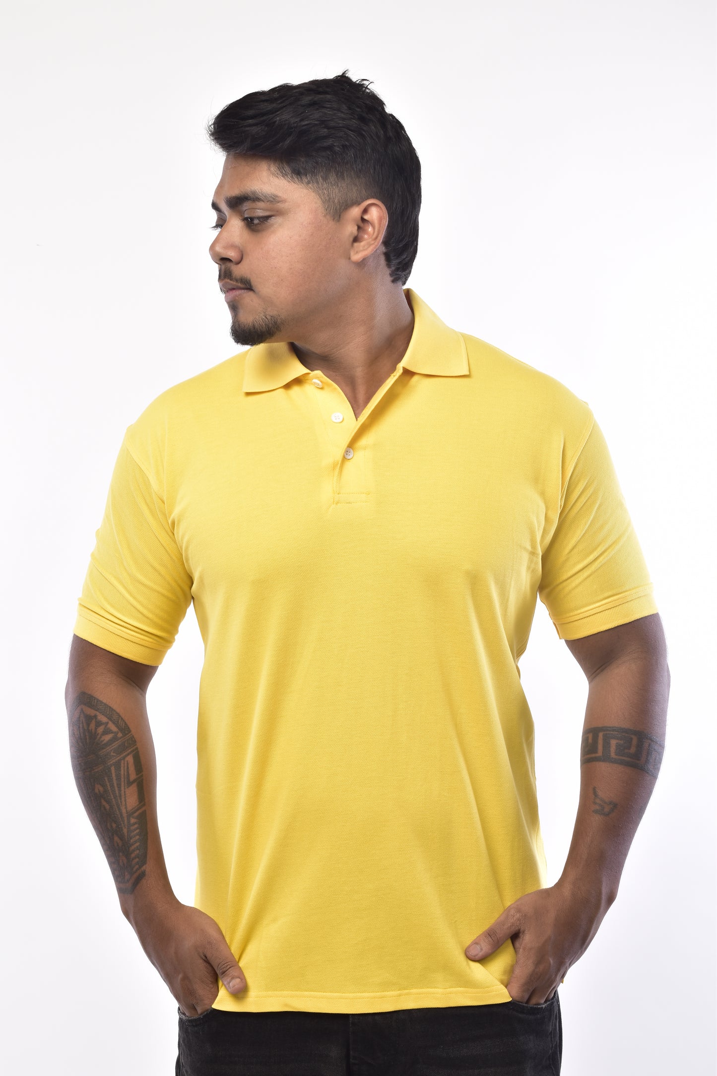 POLO Bright Yellow Tshirt  220GSM