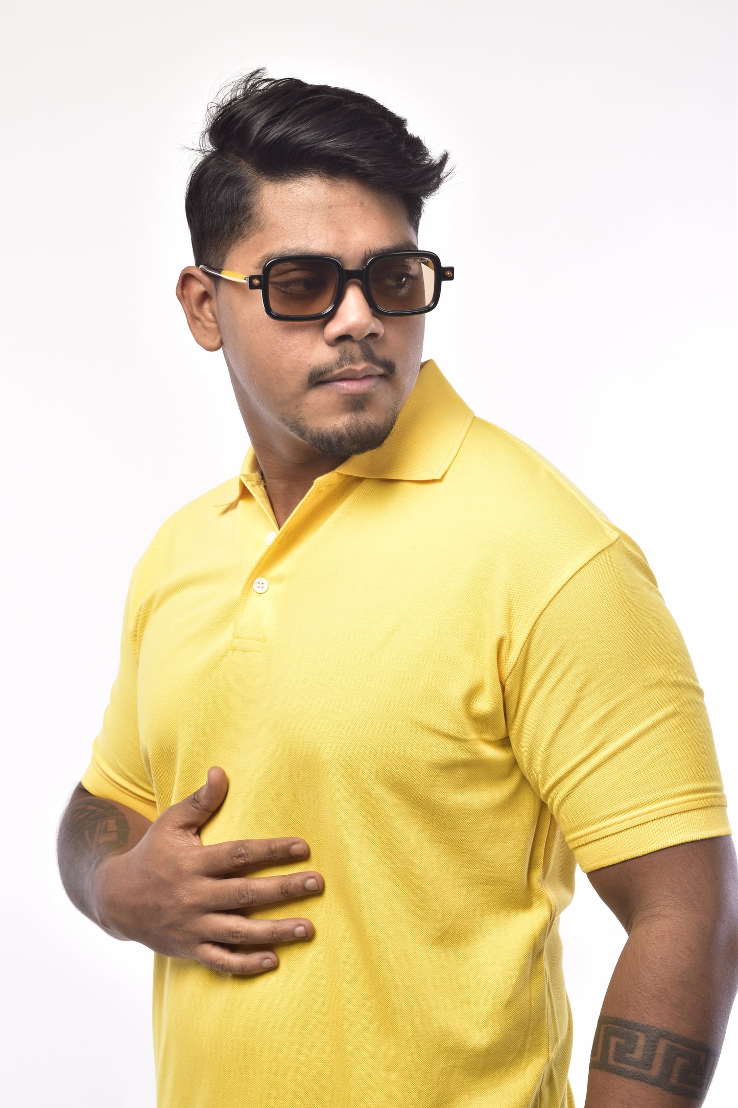 POLO Bright Yellow Tshirt  220GSM