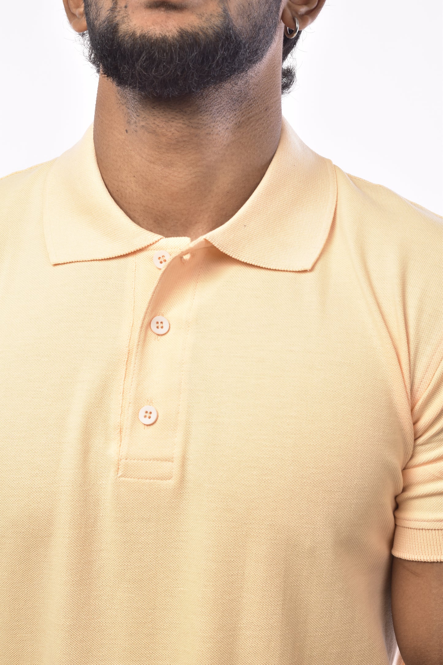 Peach fuzz Polo Tshirt  220GSM