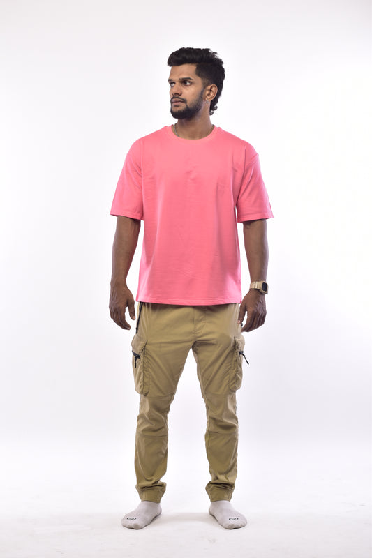 Baby Pink Regular Tshirt (240GSM)