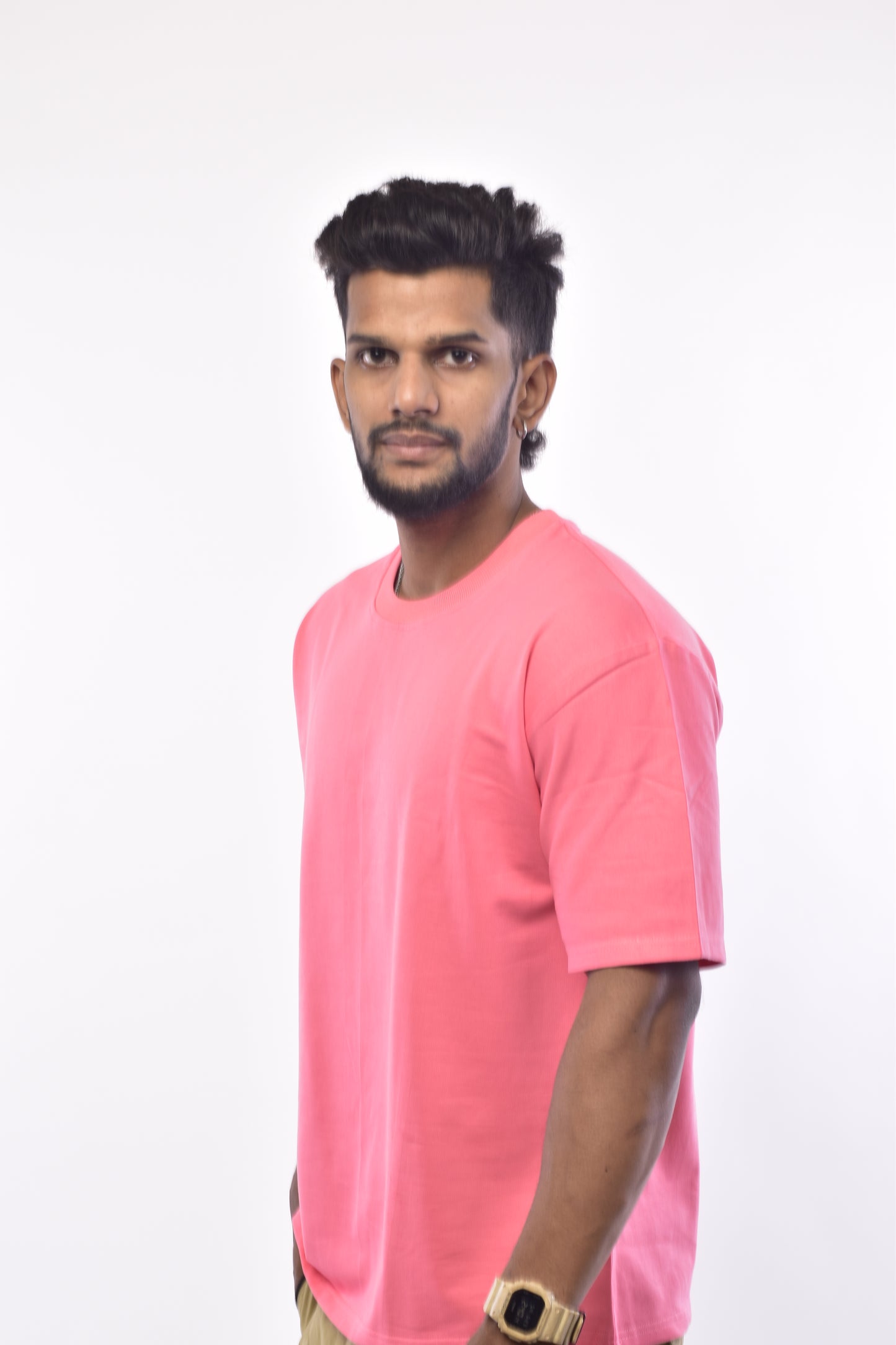 Baby Pink Regular Tshirt (240GSM)