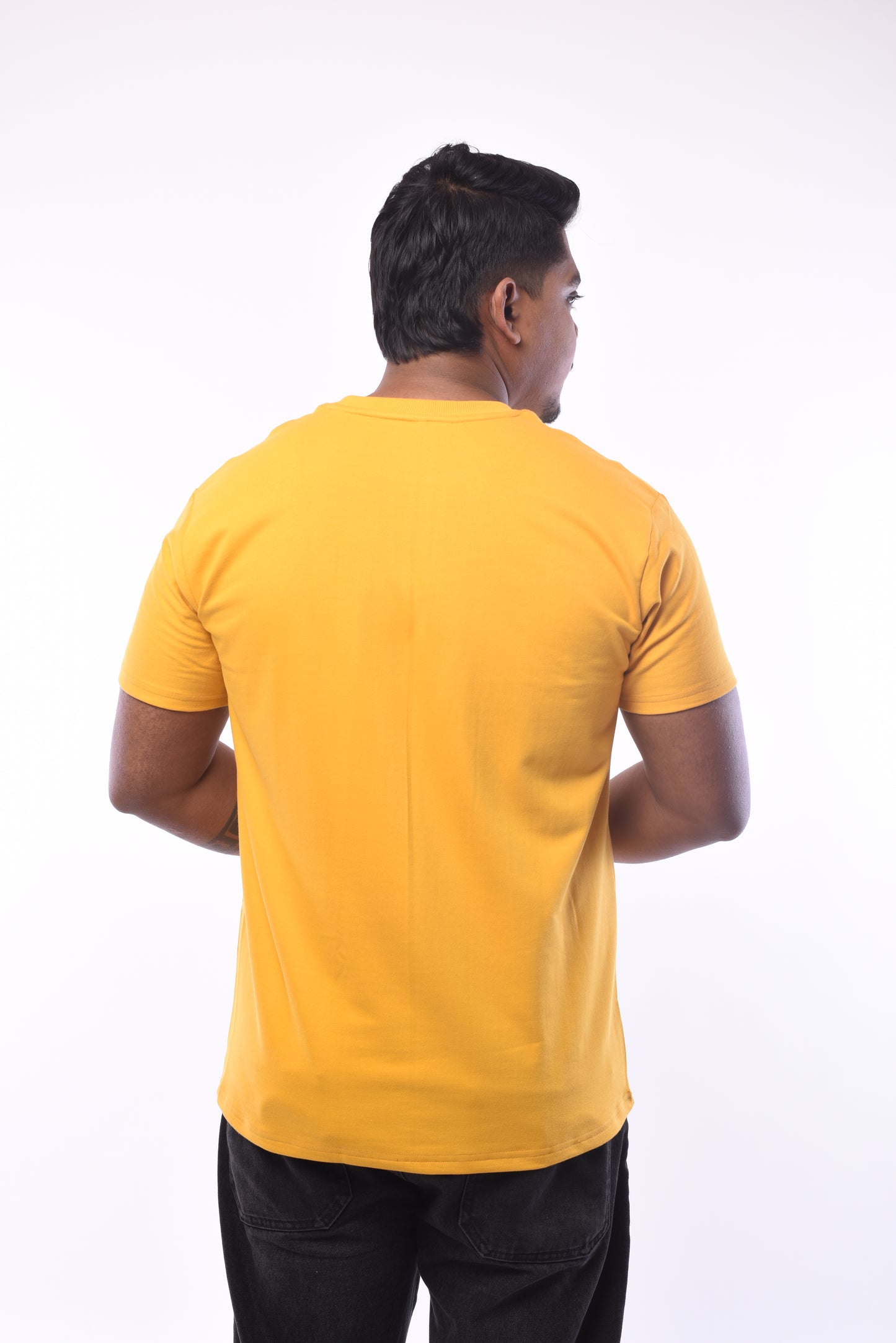 Mustard Yellow Regular Tshirts 240GSM